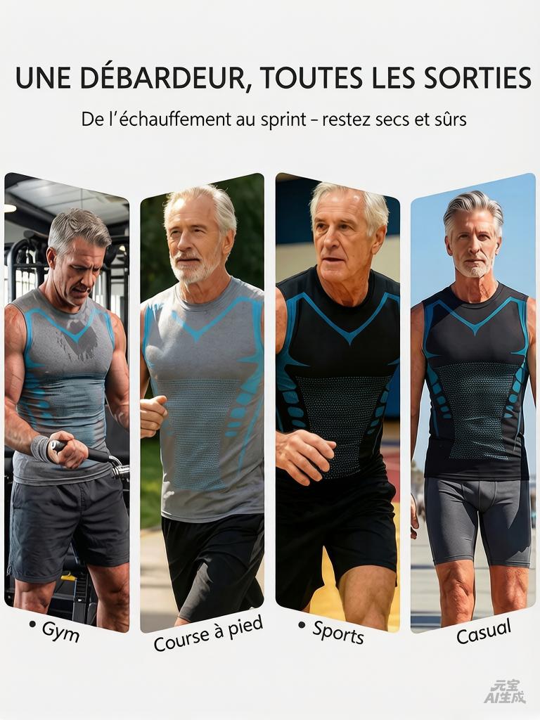 💪50% DE RÉDUCTION ! 🎉Gilet sculptant ionique Slimoly® – Compression et rafraîchissement – Remodelage du corps et sans manches – Invisible sous les vêtements 🕶️