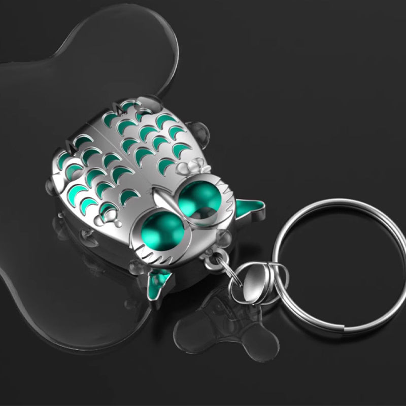 💥Mini coupe-ongles pliable en acier inoxydable en forme de chouette