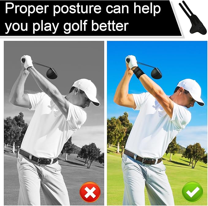 🏌️ Ensemble Correcteur de Poignet & Bandeau de Bras pour Entraînement au Golf – À Moitié Prix ! ⛳️✨ 💪 Améliorez Votre Swing & Précision Facilement !