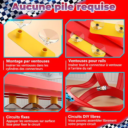 🎄🎁 Cadeau surprise de Noël 2025 : Piste de course flexible à faire soi-même 🚗✨