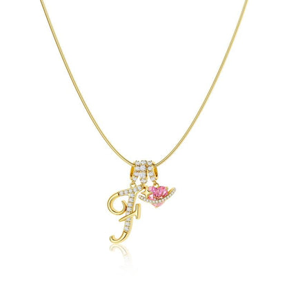💖 DERNIER JOUR – 57 % DE RÉDUCTION ✨ Colliers à pendentifs 3 rangs avec initiales A-Z 🎀 | Personnalisés et élégants