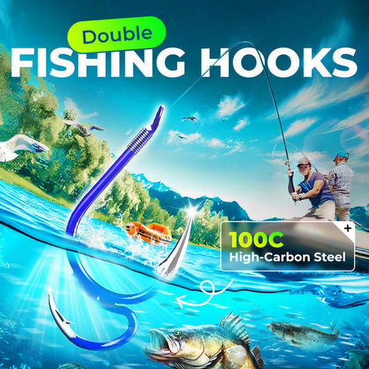 🔥 Nouveauté tendance ❤️‍🔥 Doubles hameçons classiques ultra-tranchants