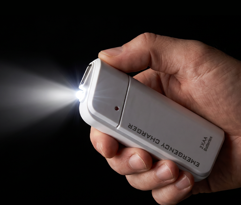 Lampe torche LED intégrée