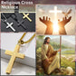 💖Dernier jour 50% de réduction - ✝️Collier croix de Scibble avec prière du Seigneur