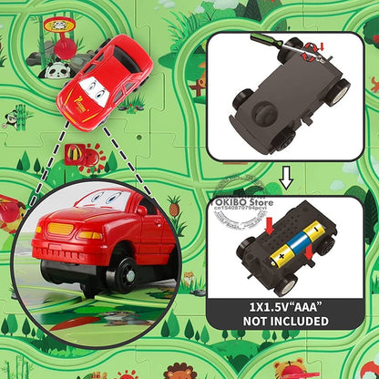 🔥Jeu de puzzle éducatif pour enfants Voiture sur rails🧩