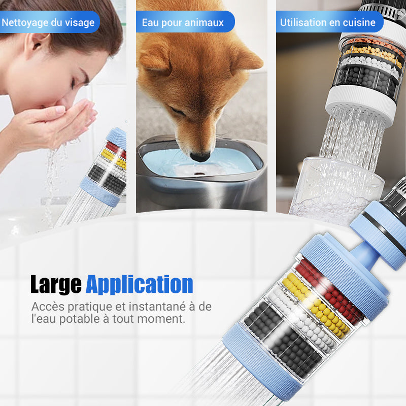 📢📢50 % de réduction ! Filtre de Robinet Amélioré et en Coton PP – Améliorez la Qualité de Votre Eau du Robinet