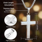 💖Dernier jour 50% de réduction - ✝️Collier croix de Scibble avec prière du Seigneur