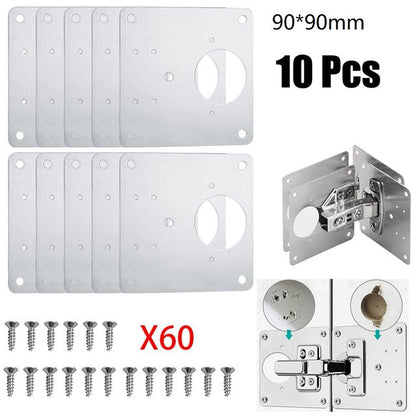 🛠️ ACHETEZ 1, OBTENEZ 1 GRATUIT ! 🔥 Kit de Réparation de Charnière – Outil Tout-en-Un, Réparation Facile & Durable – Plaque en Acier Inoxydable – Compatible avec Toutes les Charnières Standard 🏠✨