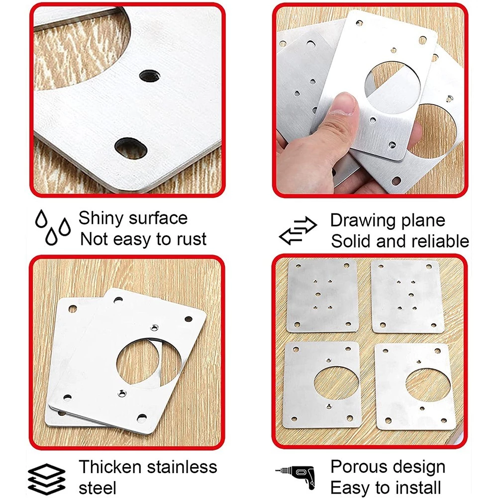 🛠️ ACHETEZ 1, OBTENEZ 1 GRATUIT ! 🔥 Kit de Réparation de Charnière – Outil Tout-en-Un, Réparation Facile & Durable – Plaque en Acier Inoxydable – Compatible avec Toutes les Charnières Standard 🏠✨