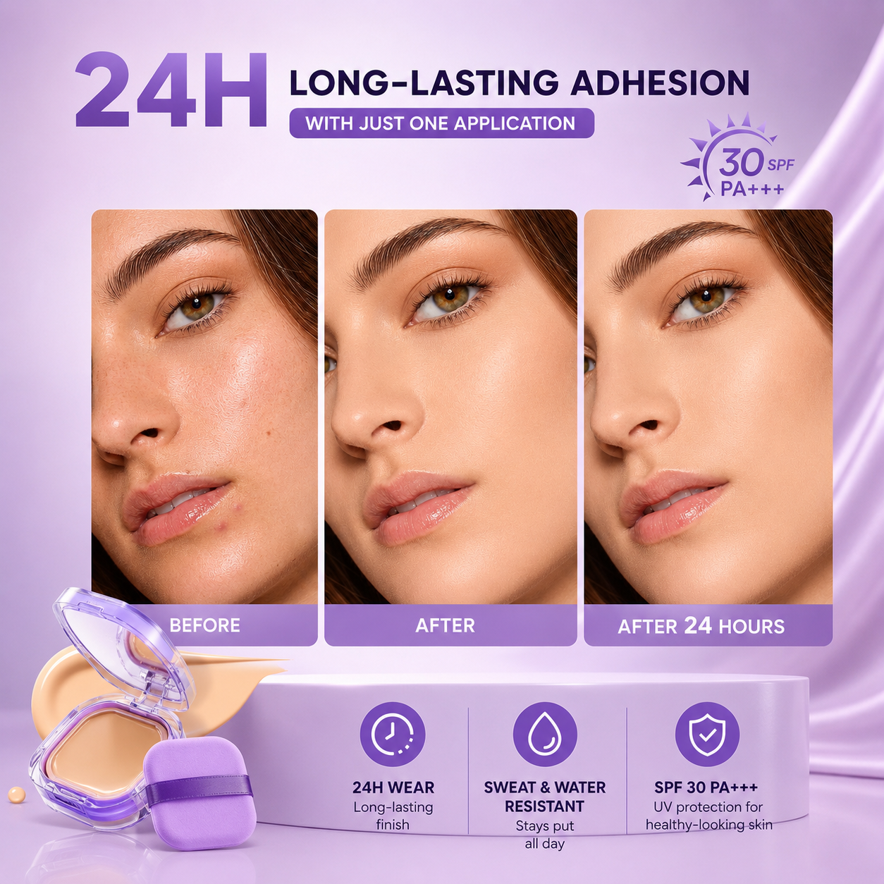 💜 Crème matte – Teint parfait express