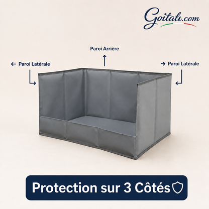🐾 Toilette pour chiens avec 3 parois anti‑éclaboussures ✨ Protège le sol et les murs, pliable et gain de place