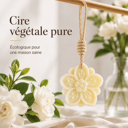Sachet parfumé suspendu – Parfum Gardénia 🌸