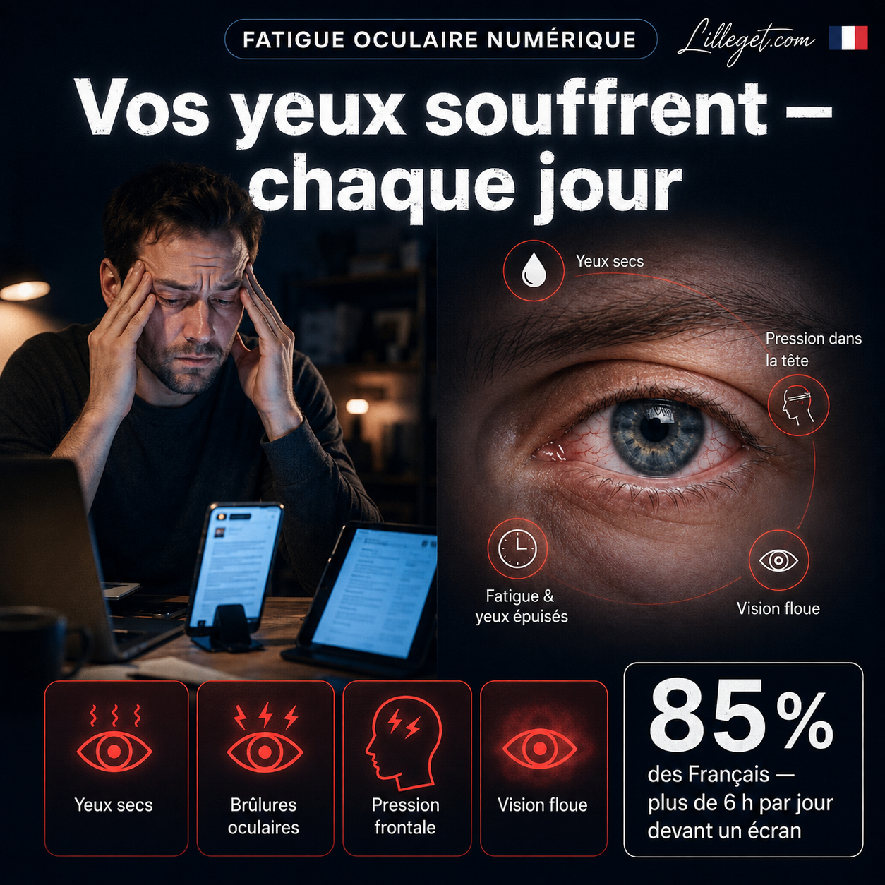 👓 Lunettes de lecture à double usage ✨ - Verres en saphir | Protection contre la lumière bleue | Dioptries de +1,00 à +4,00 | Noir et marron