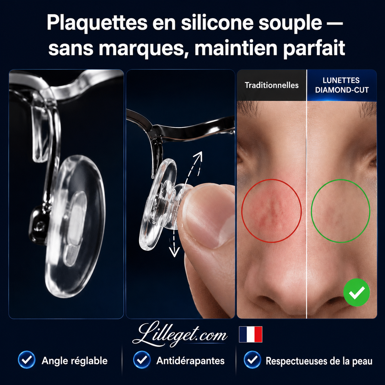 👓 Lunettes de lecture à double usage ✨ - Verres en saphir | Protection contre la lumière bleue | Dioptries de +1,00 à +4,00 | Noir et marron