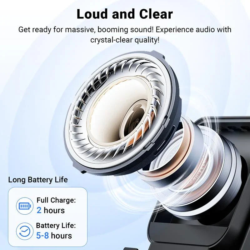 🔥VENTE LIMITÉE 50 % DE RÉDUCTION🔥🎵 Enceinte 5-en-1 avec support téléphone – Son par induction, recharge et lumière d’ambiance, tout en un !