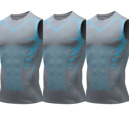 💪50% DE RÉDUCTION ! 🎉Gilet sculptant ionique Slimoly® – Compression et rafraîchissement – Remodelage du corps et sans manches – Invisible sous les vêtements 🕶️