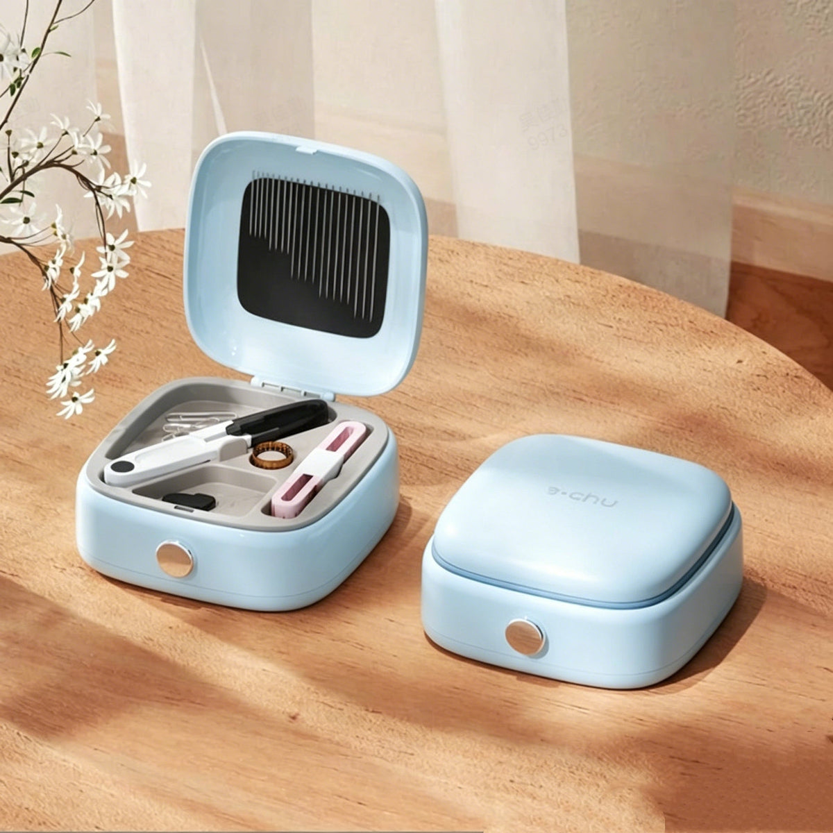 ⭐ Meilleure vente ! 🧵 Kit de couture 40 pièces. Rangement magnétique. Compact. Prêt à emporter. Une bonne affaire ! ✂️