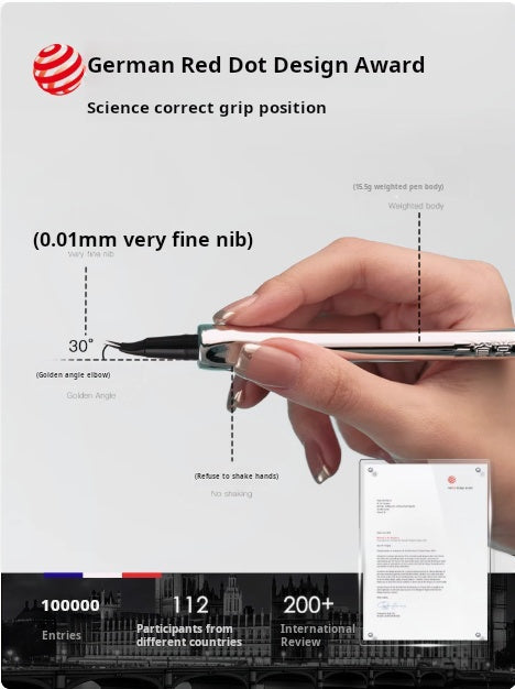 💖 Stylo sourcils waterproof naturel version améliorée 2026 – Lauréat du Red Dot Design Award