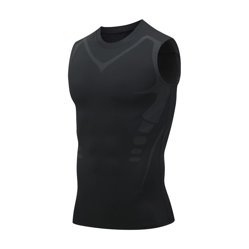 🎉 Gilet de maintien ionique – Compression et rafraîchissement – Gainage corporel et sans manches – Invisible sous les vêtements 🕶️