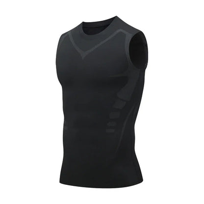 💪50% DE RÉDUCTION ! 🎉Gilet sculptant ionique Slimoly® – Compression et rafraîchissement – Remodelage du corps et sans manches – Invisible sous les vêtements 🕶️