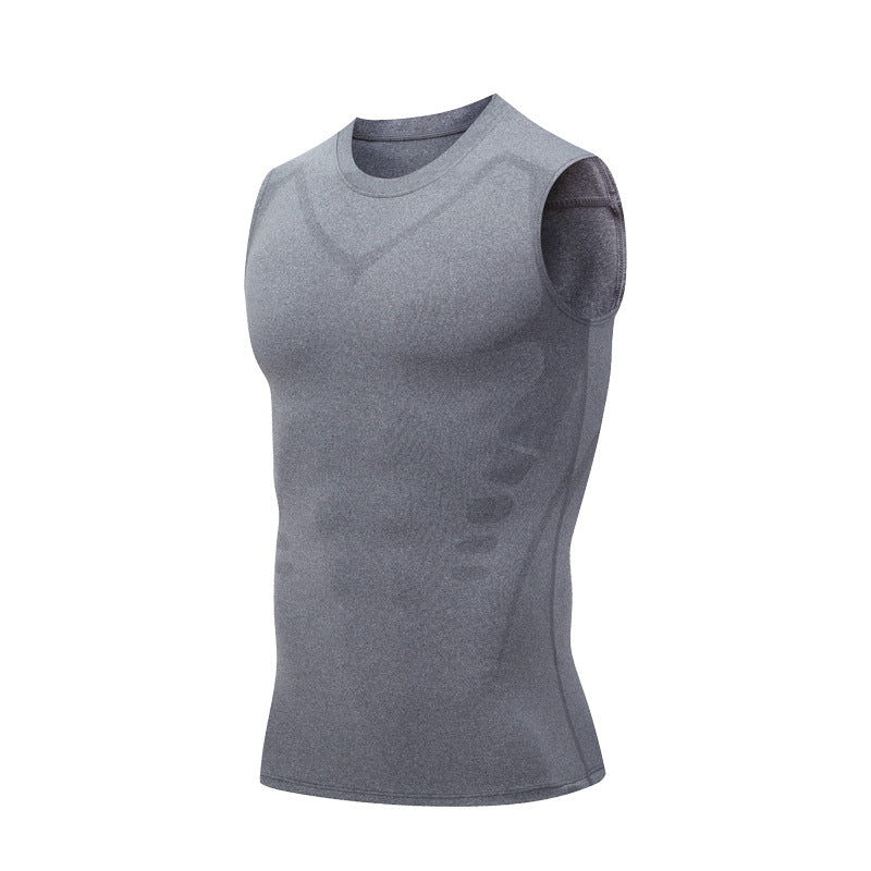 🎉 Gilet de maintien ionique – Compression et rafraîchissement – Gainage corporel et sans manches – Invisible sous les vêtements 🕶️