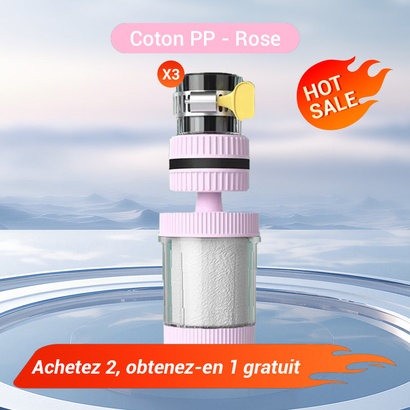 📢💧Filtre de Robinet Amélioré et en Coton PP – Améliorez la Qualité de Votre Eau du Robinet