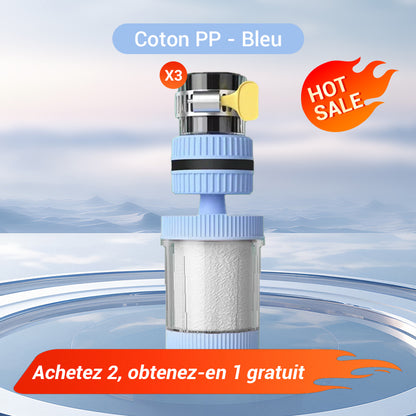 📢💧Filtre de Robinet Amélioré et en Coton PP – Améliorez la Qualité de Votre Eau du Robinet