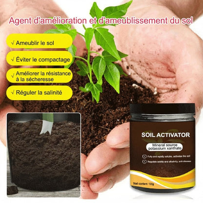 🌱50 % DE RÉDUCTION! 🏗️ Agent d‘Ameublissement pour Sol – Améliore la Structure, Drainage & Fertilité 🌿