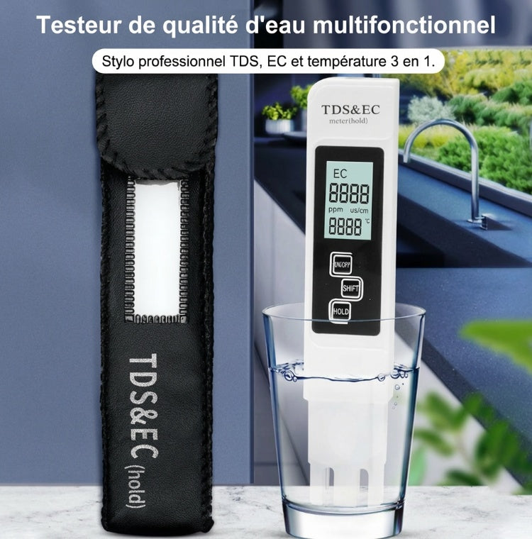 🌊💧 -50% ! 🚰Testeur numérique de qualité de l'eau, compteur TDS