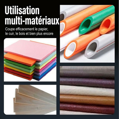 📢📢50% DE RÉDUCTION !!! ⏰🔪 Couteau Utilitaire Pro – Acier au Carbone, Verrouillage Sécurisé & 10 Lames Incluses | ABS Renforcé + Poignée Ergonomique ⚡