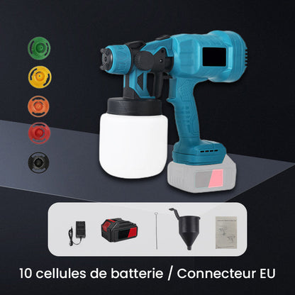 ✨✨Offre spéciale 71% de réduction 🔥 Pistolet à peinture électrique sans fil