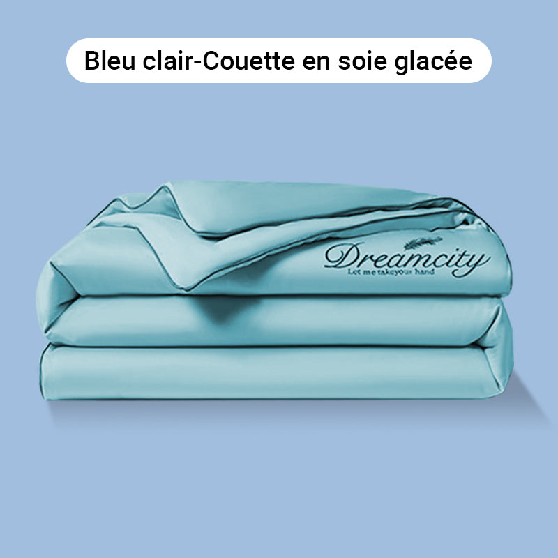 ❄️💕 VENTE DIRECTE USINE -50% ! Parure de Lit 4 Pièces en Velours Haut de Gamme – Douce, Respirante & Rafraîchissante (Tailles 1-2 Places)