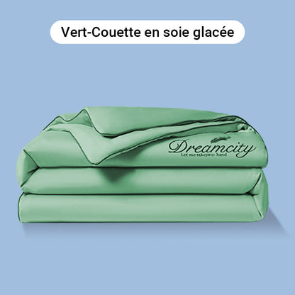 ❄️💕 VENTE DIRECTE USINE -50% ! Parure de Lit 4 Pièces en Velours Haut de Gamme – Douce, Respirante & Rafraîchissante (Tailles 1-2 Places)