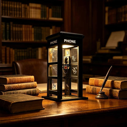 ✨Lampe d'ambiance cabine téléphonique vintage