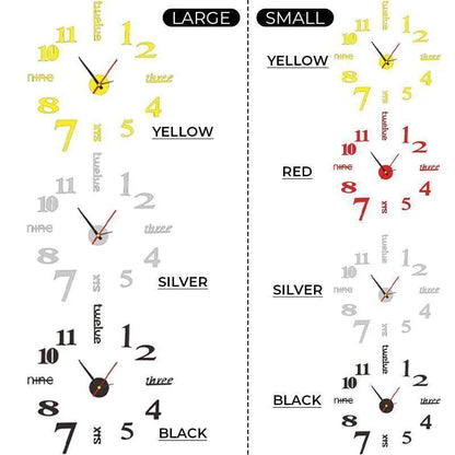 🕰️ 64% de réduction 🎉 Horloge Murale Moderne à Monter Soi-Même – Installation Facile Sans Perçage