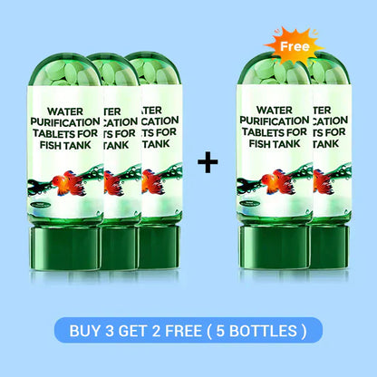 ♻️Comprimé puissant de purification de l'eau d'aquarium💧