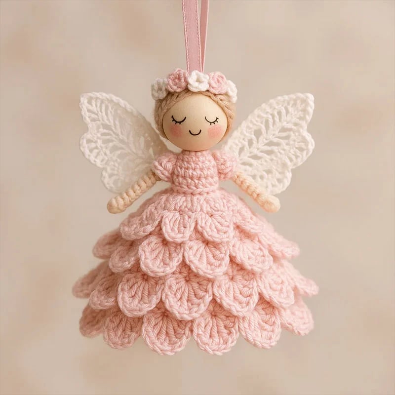🔥Dernière vente du jour 50 % DE RÉDUCTION🎁Crochetez votre propre ange – Kit comple