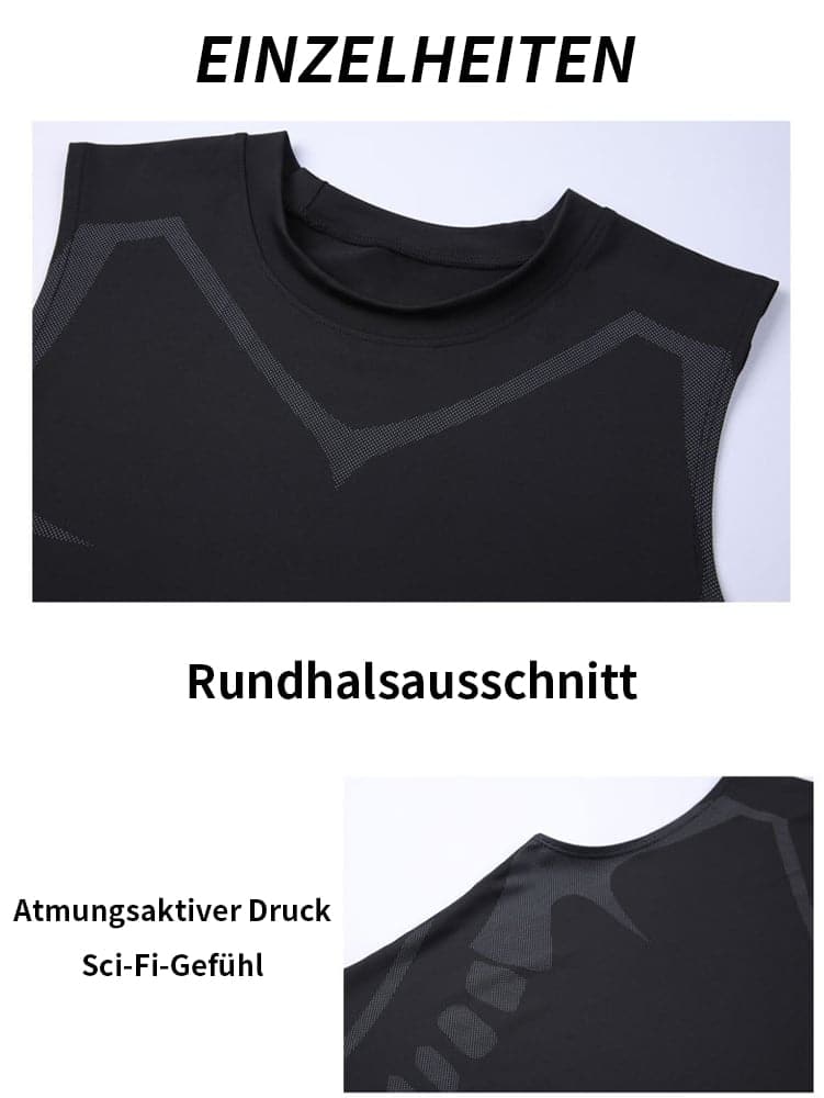 🎉 Gilet de maintien ionique – Compression et rafraîchissement – Gainage corporel et sans manches – Invisible sous les vêtements 🕶️