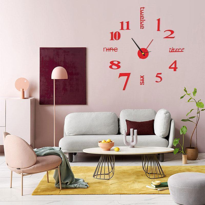 🕰️ 64% de réduction 🎉 Horloge Murale Moderne à Monter Soi-Même – Installation Facile Sans Perçage