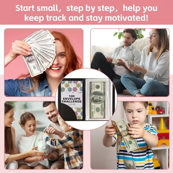 📢📢50% de réduction ! Livre de Défi Épargne avec Enveloppes – Budget Hebdo & Objectifs sur 1 An 💸📅