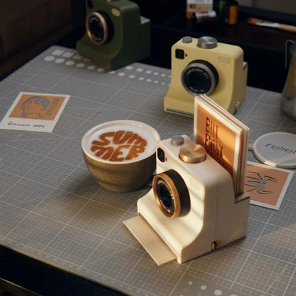 🎃Offre spéciale Halloween : 50 % de réduction !🔥Appareil photo rétro pour décorations de café – Imprimante mécanique à pochoirs pour latte art