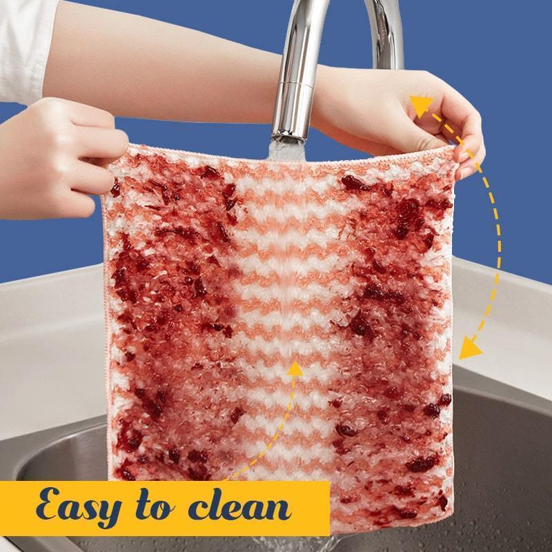 ✨ Chiffon de Nettoyage en Microfibre – Super Absorbant, Sans Rayures, Réutilisable 🧼
