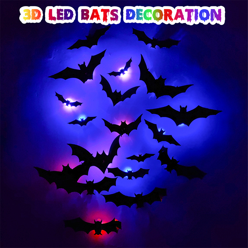 🦇✨ Applique murale LED 3D chauve-souris — Déco unique & lumière stylée ! 💡 Achetez-en plus, économisez davantage !