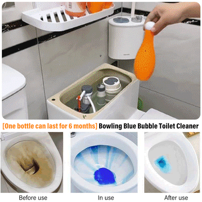 🔥Nettoyant pour cuvette de toilette Bowling Blue Bubble🔥