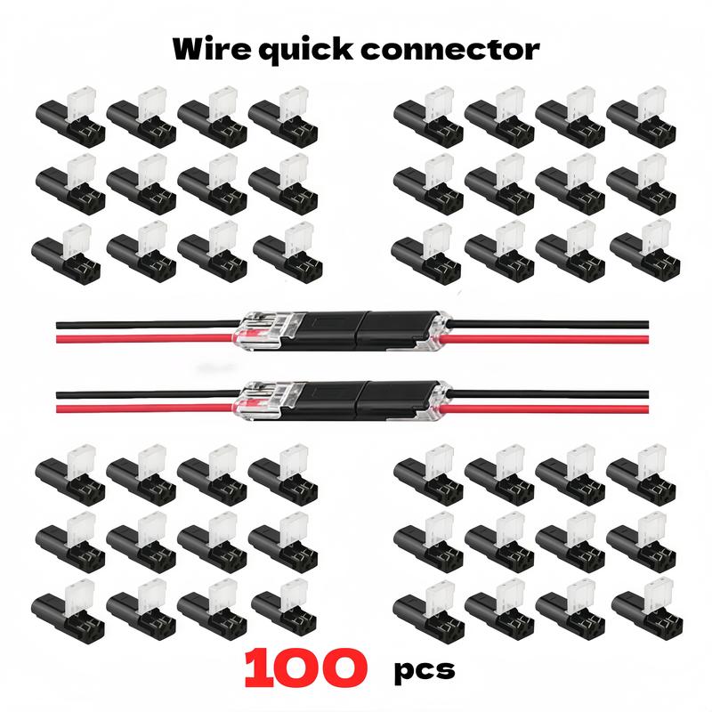 🏆Connecteur enfichable à double fil avec boucle de verrouillage