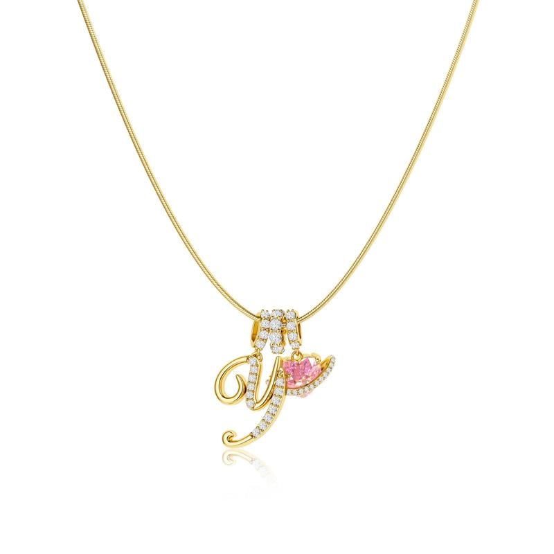💖 DERNIER JOUR – 57 % DE RÉDUCTION ✨ Colliers à pendentifs 3 rangs avec initiales A-Z 🎀 | Personnalisés et élégants