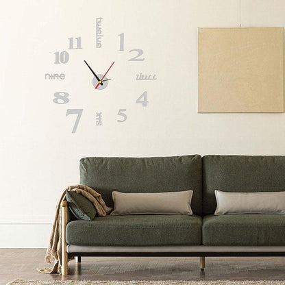 🕰️ 64% de réduction 🎉 Horloge Murale Moderne à Monter Soi-Même – Installation Facile Sans Perçage