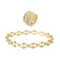 💕50% de réduction🎁Cadeau parfait : Bracelet transformable avec breloque CZ étincelante 💎