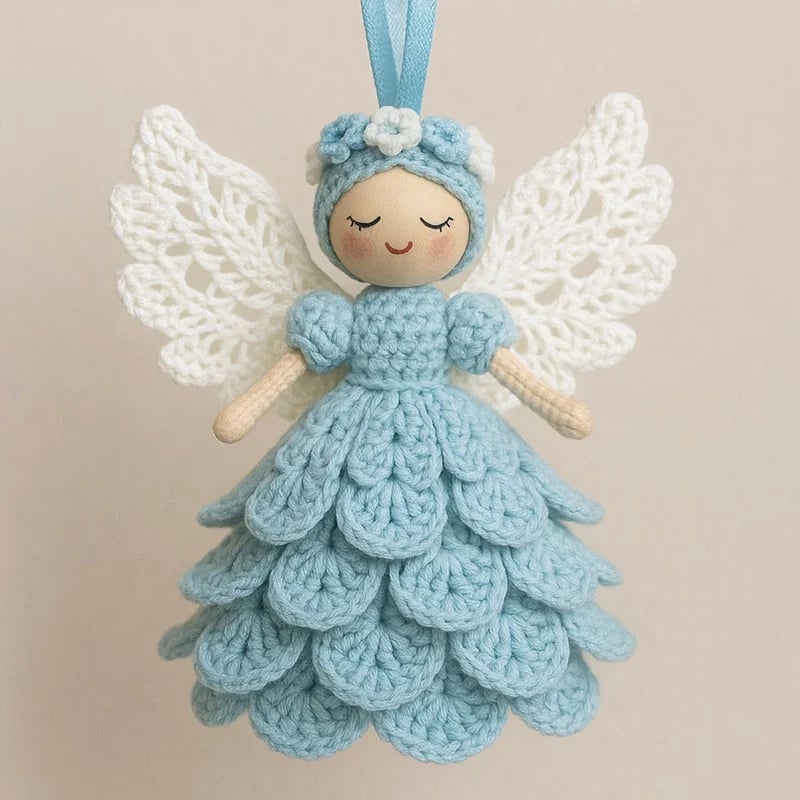 🔥Dernière vente du jour 50 % DE RÉDUCTION🎁Crochetez votre propre ange – Kit comple