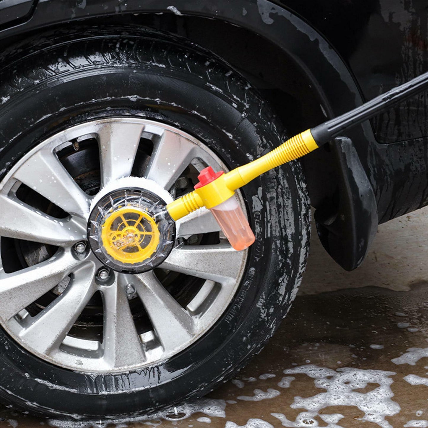 🚗 50% DE RÉDUCTION! ✨ Vadrouille Pivotante 360° pour Voiture - Tête Microfibre Lavable avec Manche Télescopique pour un Nettoyage sans Rayures ✨🧽